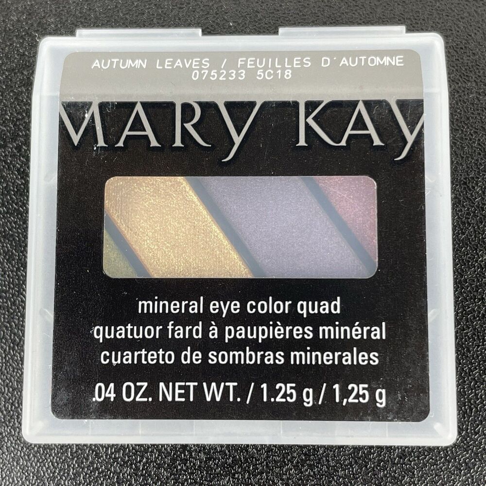 Mary Kay Mineral Eye Color Shadow Quad Autumn Leaves 075233 5C18 .04 Oz New